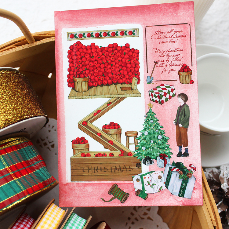 Moodtape washi tape huisdier transparantie Kerst mooie tape Scrapbooking Album diy handgemaakte decoratie sticker maskingtape papier