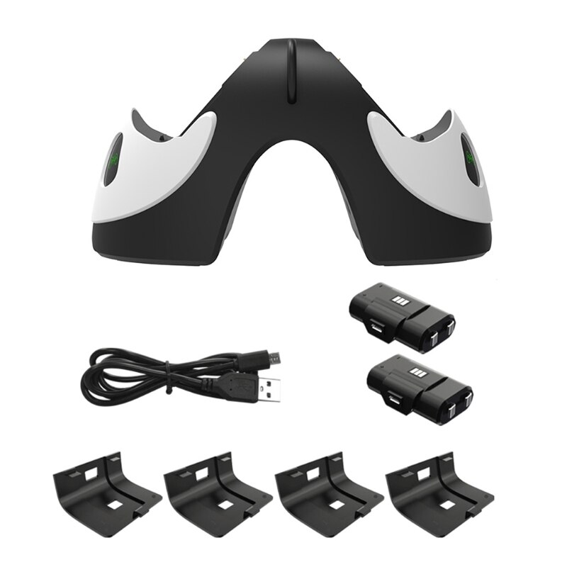K3NB Dual Charging Dock Station Charger Houder Stand Met Oplaadbare Batterij Voor Xb Een, xb Serie S/X Controllers: Default Title