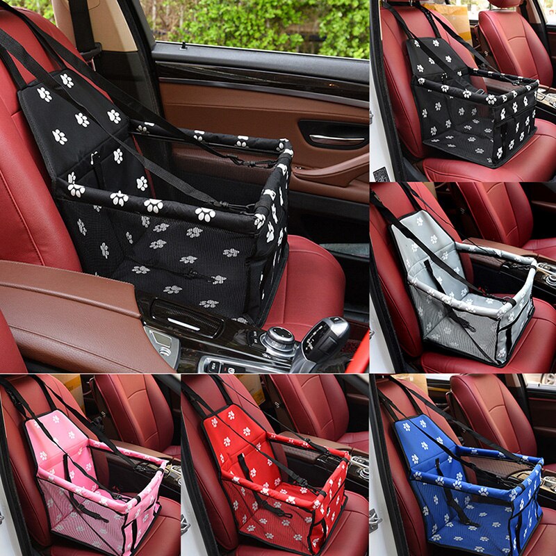 Pet Dog Car Carrier Seat Bag Waterproof Basket Folding Hammock Pet Carriers Bag For Small Cat Dog Safety Travelling Basket