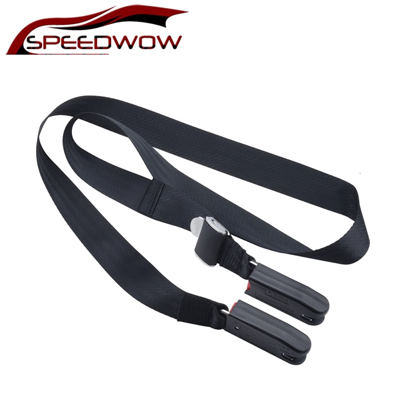 SPEEDWOW Auto Kinderzitje Isofix/Klink Soft-Interface Aansluiten Riem Isofix Zachte Riem Anker Houder