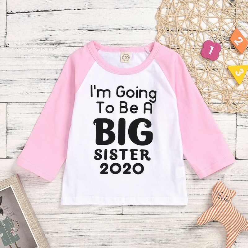 neue Big Brother T-Shirts Schwester Baby Junge Mädchen Kinder Langarm T-shirt Tops Passenden Kinder Outfit Kleidung