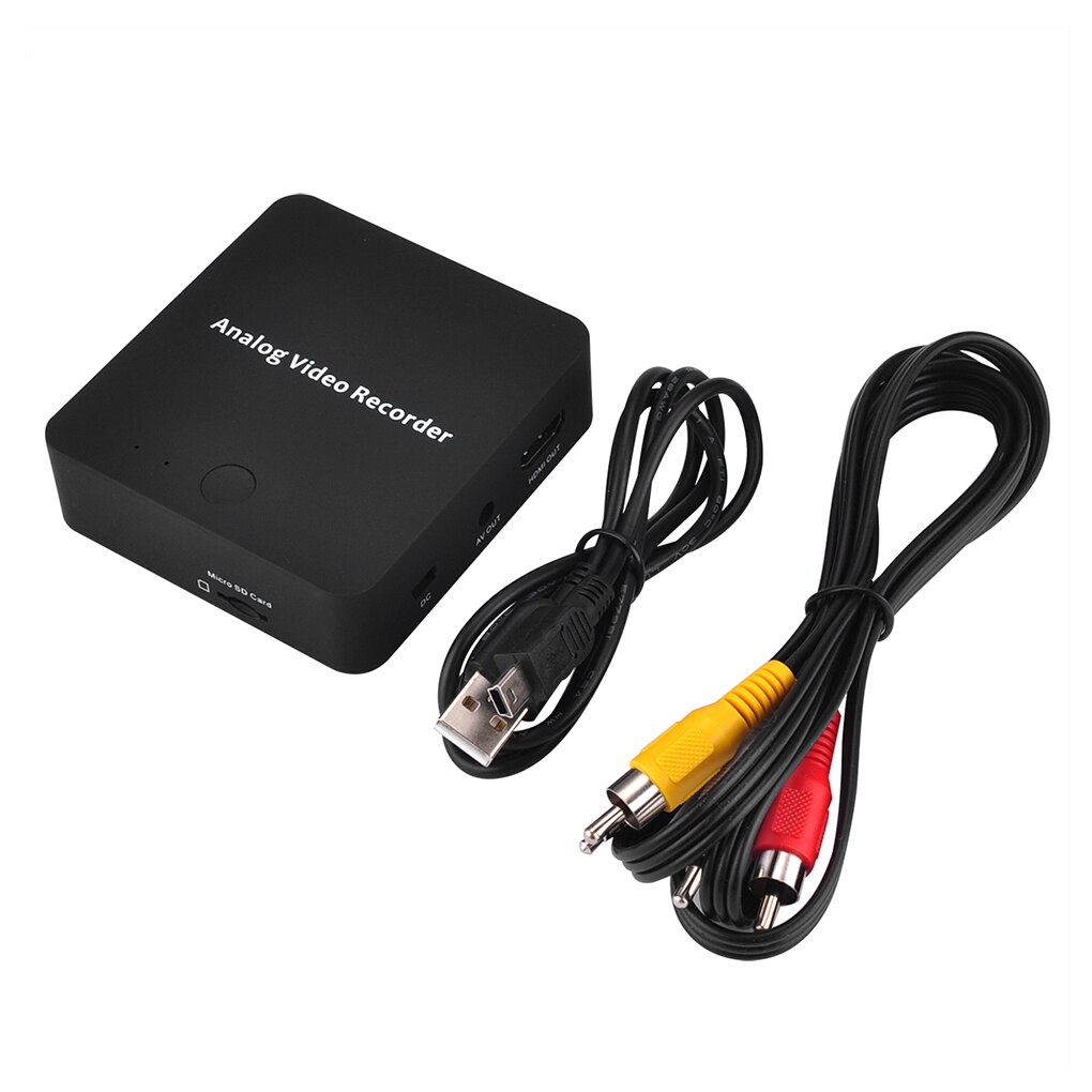 USB 2.0 Analog Video Recorder AV Capture Video Tapes Transfers to Digital Format VHS To Digital Converter for For Hi8,DVD,VCR: Default Title