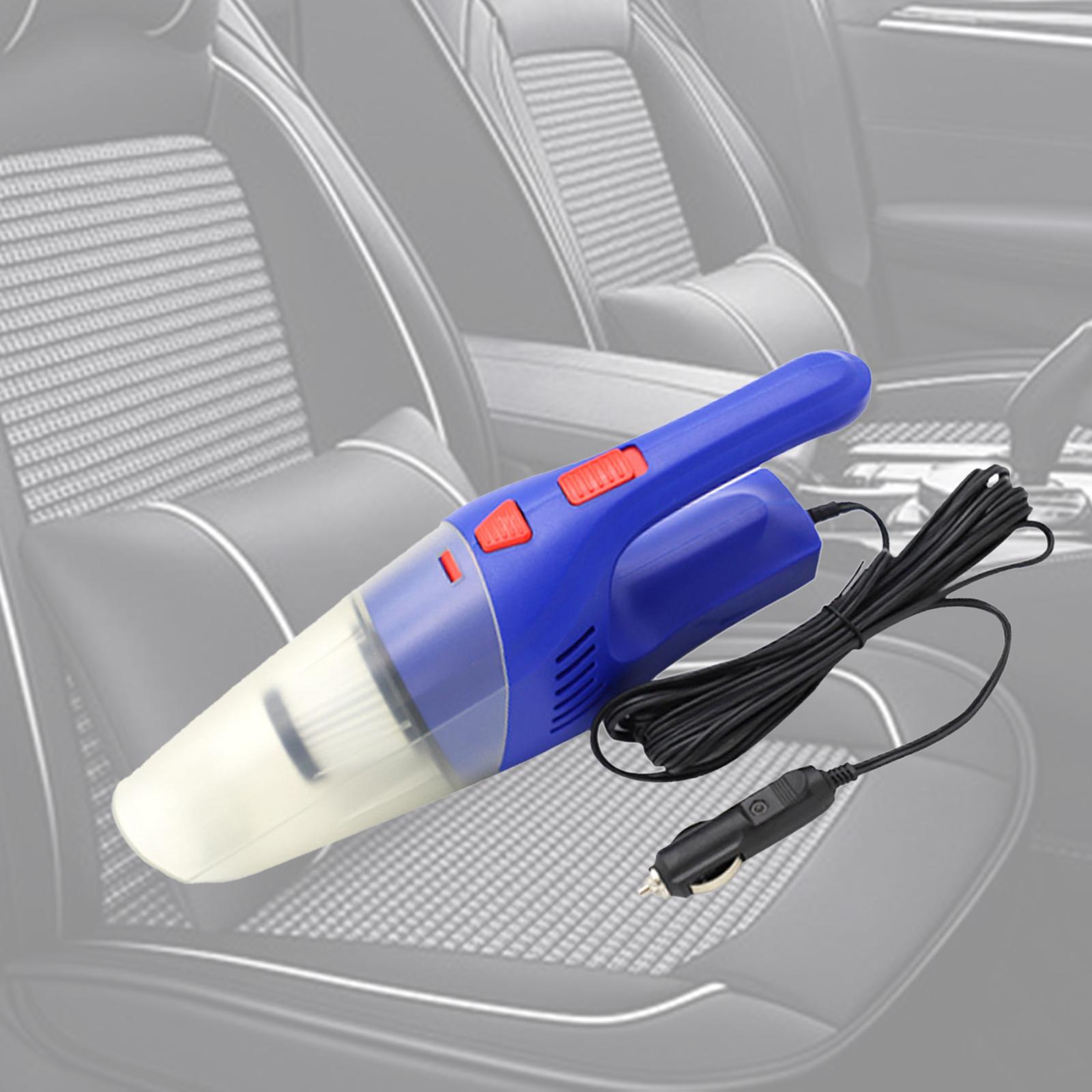 Handheld Car Vacuum Cleaner 6000PA Dry and Wet Use 5 Nozzles for Home