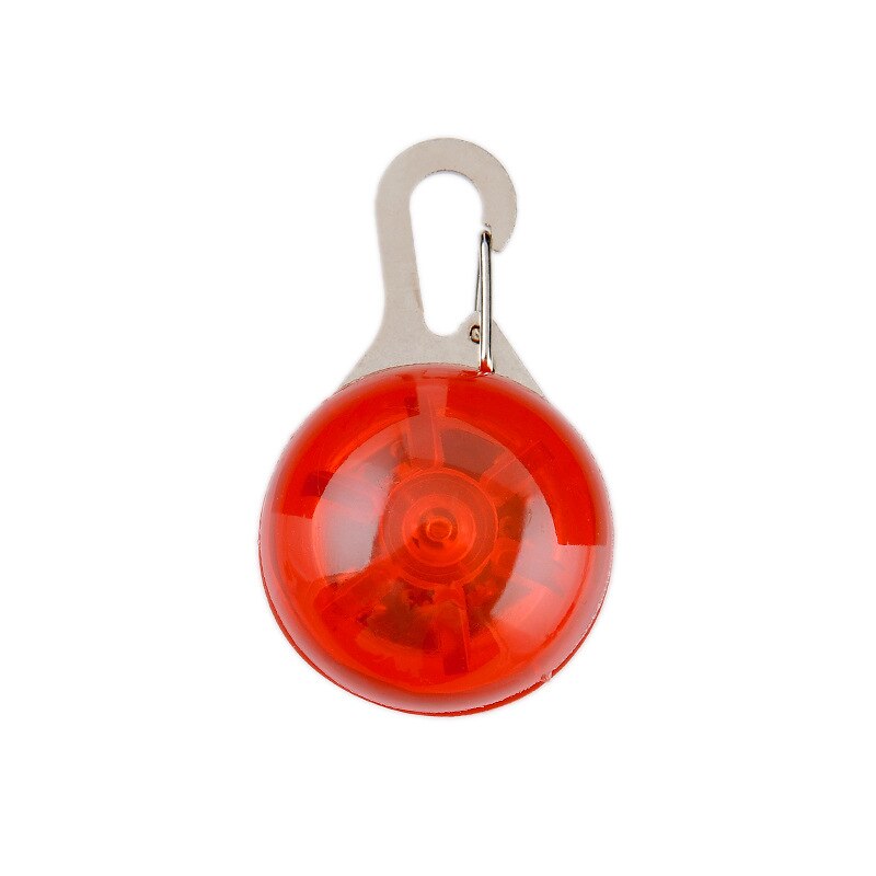 Huisdierhalsband, mooie kat en hond, nachtlampje met led-lampjes, gloeiend plastic label, nachtveiligheidshanger, kleine hondenaccessoires, dierenbenodigdheden: Rood