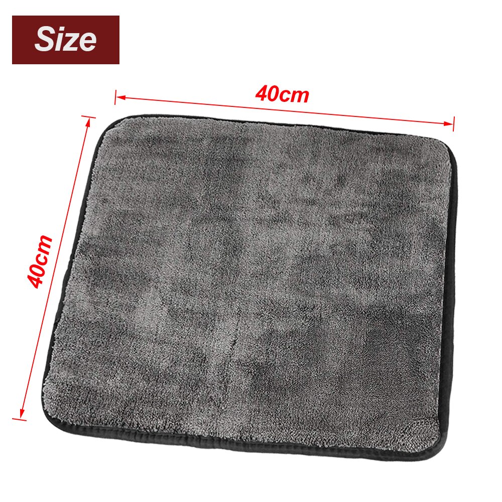Car Wash Towels 1200GSM Car Detailing Microfiber Towel Drying Cleaning Rags Washing Cloth For Auto Tire Cleaning Car Care Cloth