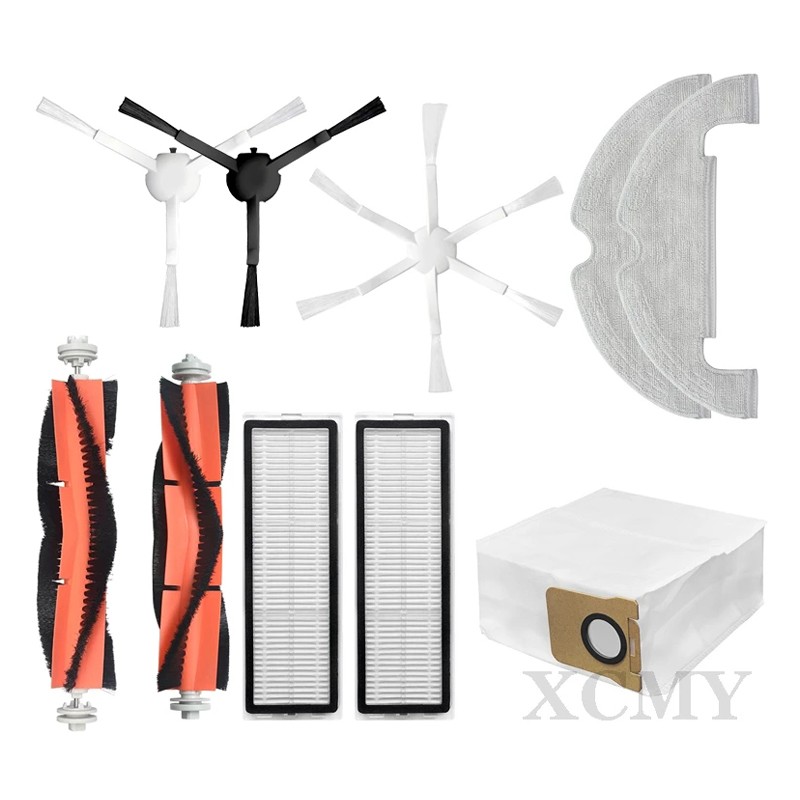 Voor Xiaomi Mi Robot Vacuüm Mop 2 Ultra Stytj05zhm Reiniger Vervangende Onderdelen Hoofdzijborstel Hepa Filter Stofzak Doek
