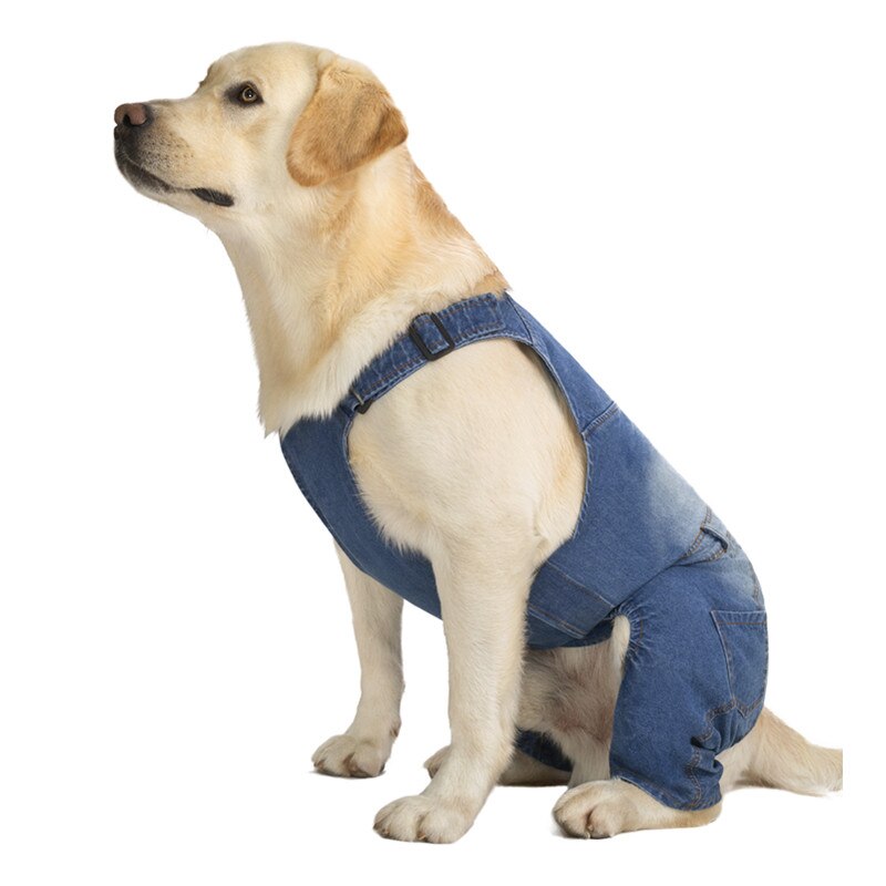 Large Dog Clothes Jumpsuit Overalls Big Dog Clothing Rompers French Bulldog Shiba Inu Husky Labrador Golden Retriever Costume