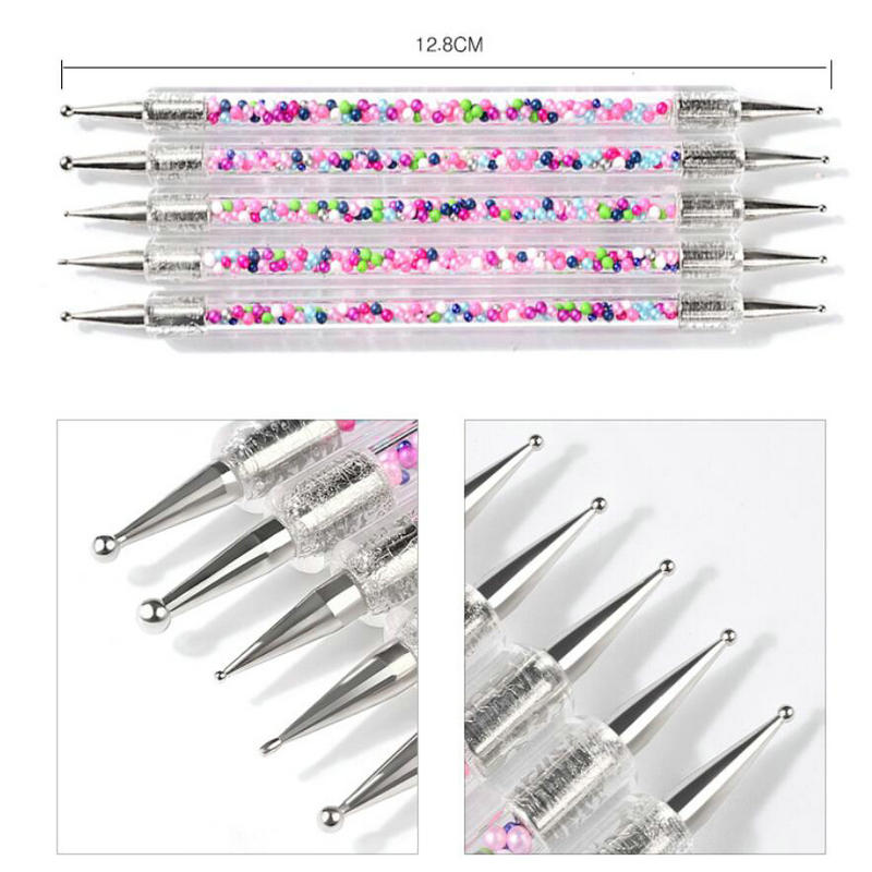 Diy sieraden knutselen strass steentjes edelstenen plukgereedschap nagelkunst stippelpennen harsbedels kristal stippelpen