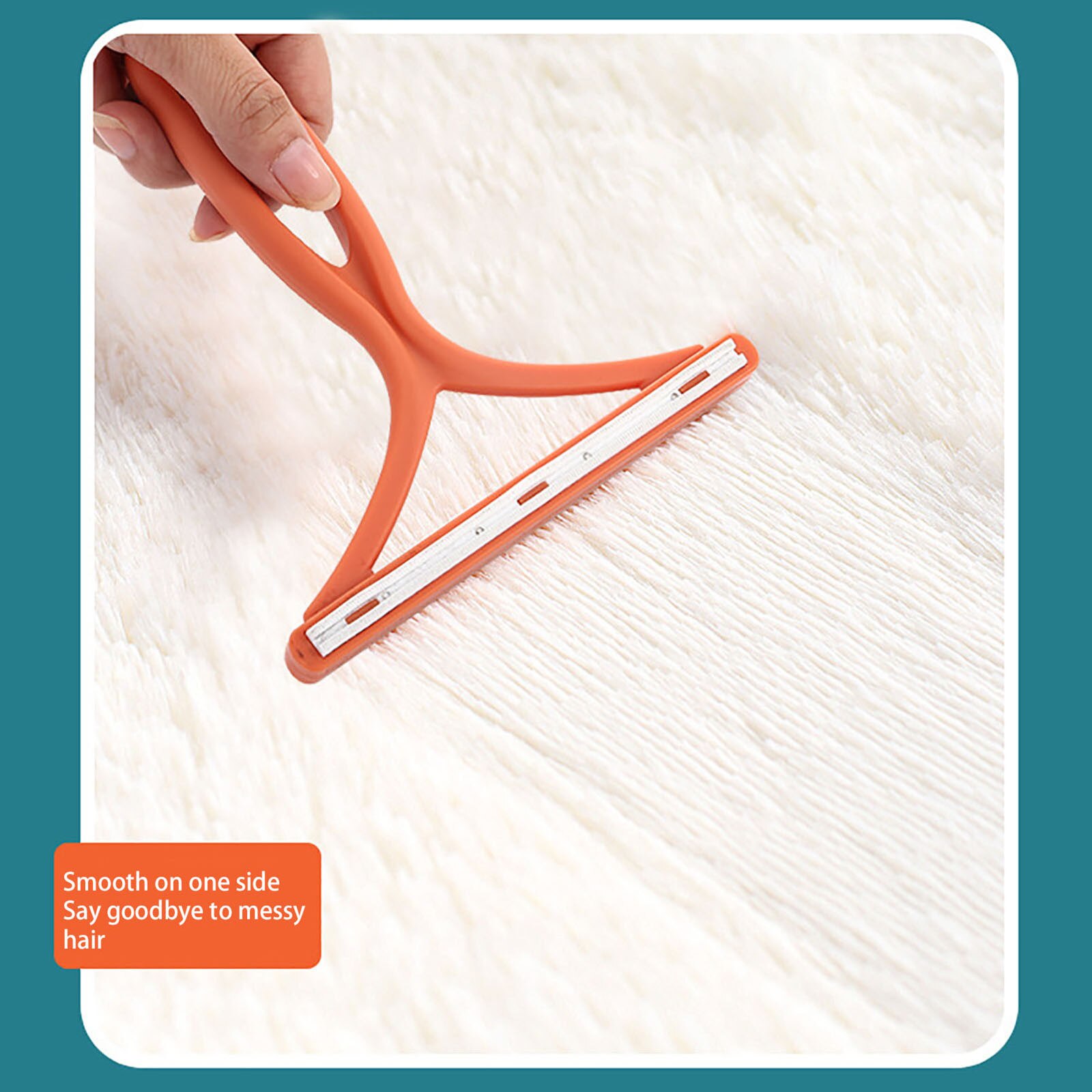 Rimozione dei capelli portatile rimozione manuale della lanugine spazzola per rasoio Babric lanugine strumento per la pulizia dei capelli a doppio lato per moquette tessuta