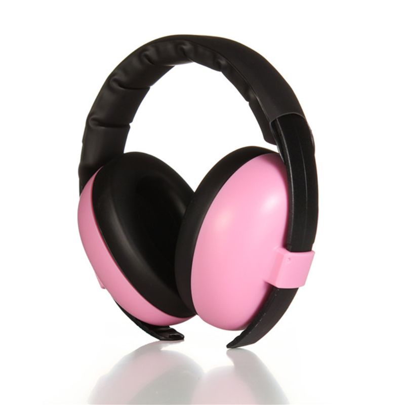 Child Baby Hearing Protection Safety Ear Muffs Kids Noise Cancelling Headphones DXAD: Pink