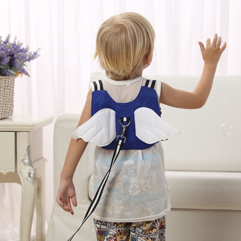 Baby Anti-lost Vest Strap Toddler Walking Safety Harness Strap Baby Walking Harnesses Leashes Breathable Vest With Cute Wings