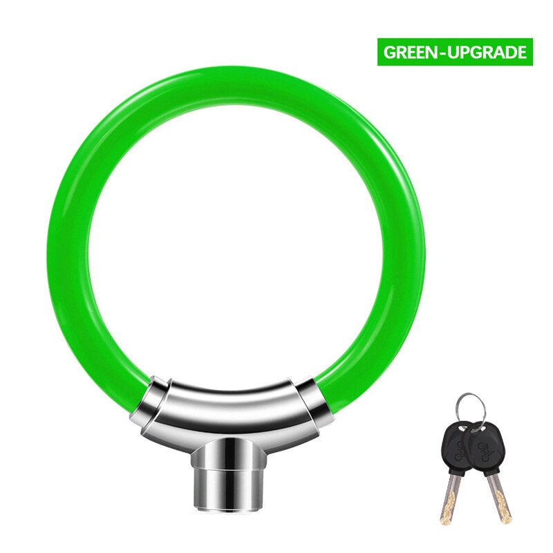 Anti-theft Bicycle Locks U-shaped Locks for Mountain Bikes And Motorcycles Anti-theft Riding Accessories: Green large