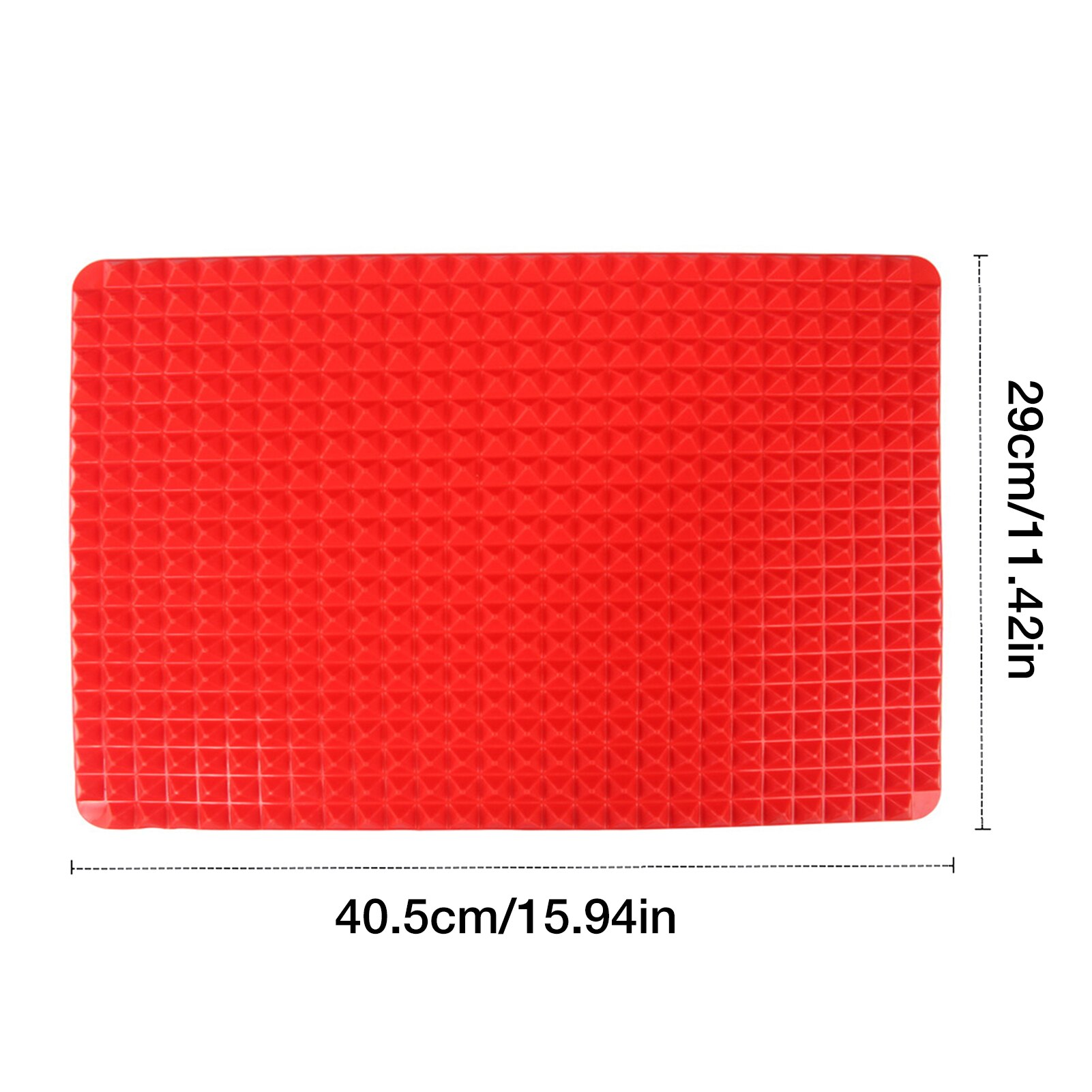 Tapis de cuisson en silicone à pyramides anti-adhésives,accessoire de cuisine indispensable pour cuire facilement les pâtisseries, compatible avec four, barbecue, micro-ondes et poêles