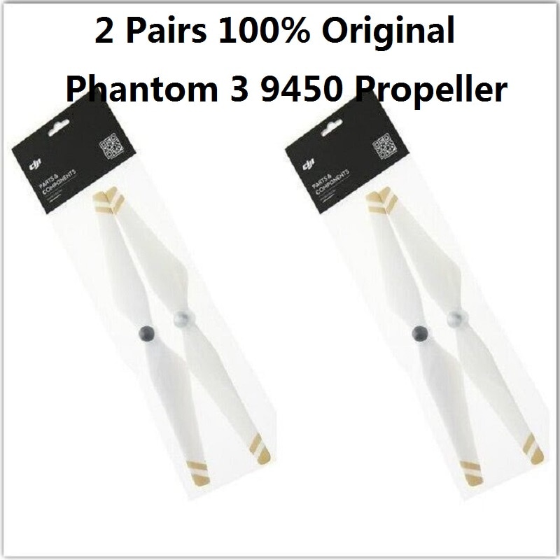 2 Pairs 100% Originele 9450 Propeller Voor DJI Phantom 3 Professionele Zelf aanscherping Propellers voor Phantom 3 Accessoires