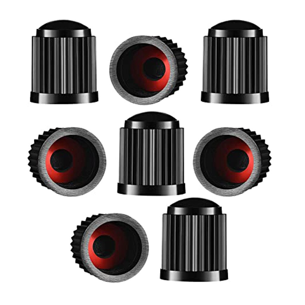 Tirevalve Caps (8-Pack), Universele Stem Covers Voor Auto 'S, Suv 'S, fiets En Fiets Fiets Accessoires Fiets Apparatuur Gereedschappen: Default Title