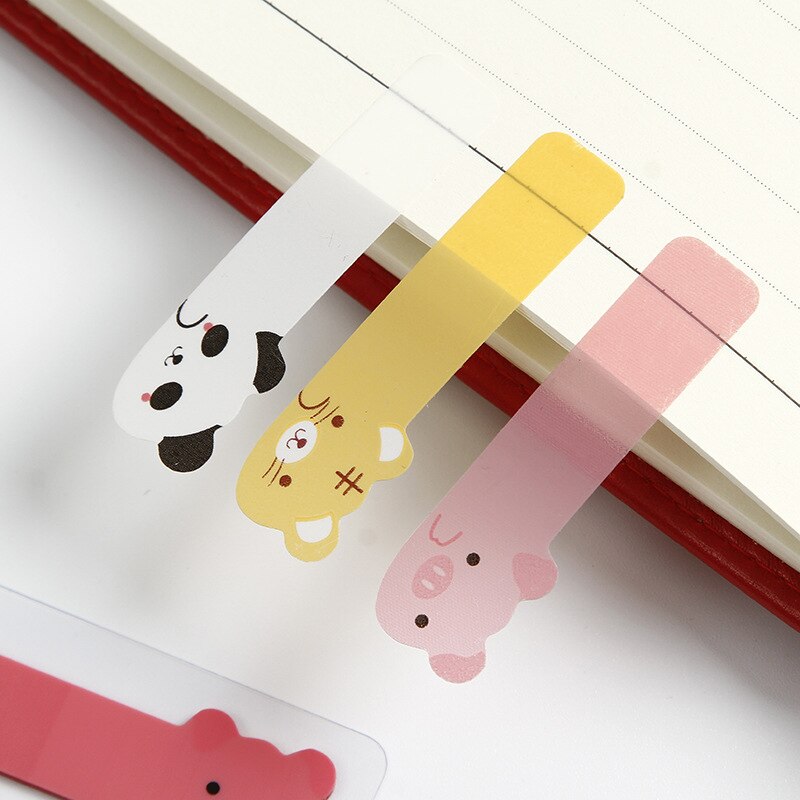 2 * 80 Pcs Small Animal Pet Post It Note Combination Set Self Adhesive Index Label Stickers School Office Supplies