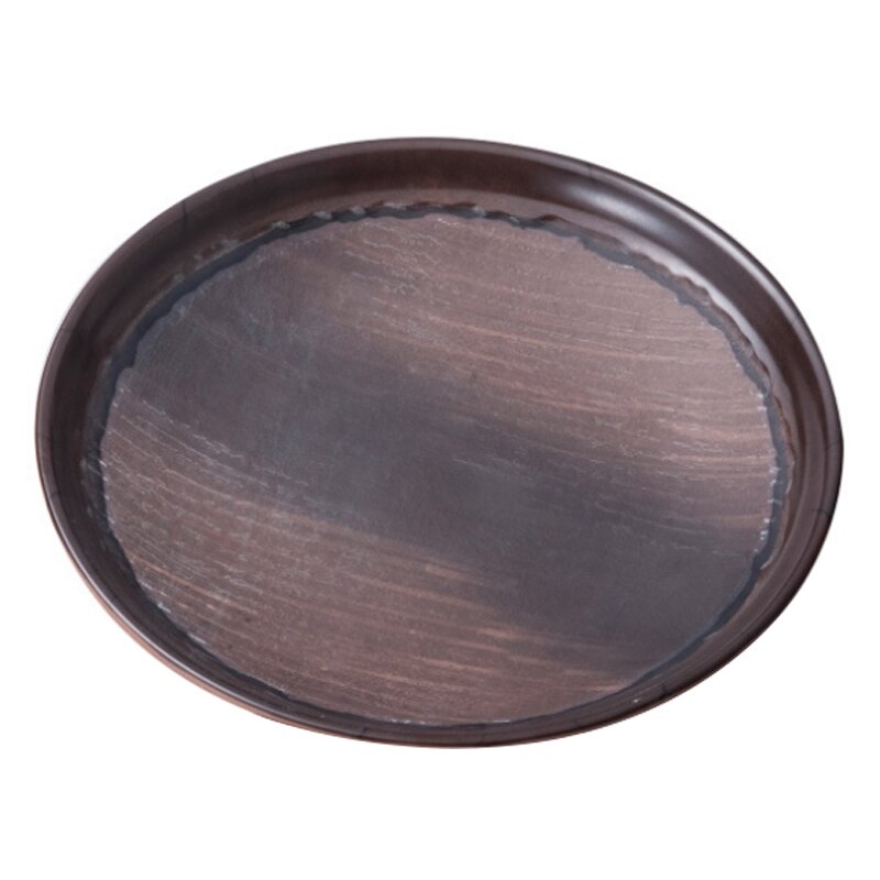 Melamine Disc Barbecue Plate Breakfast Plate Dessert Plate Frosted Disc: Default Title