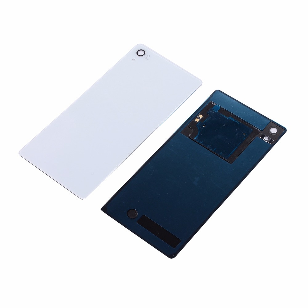 For Sony Xperia Z2 D6543 L50W D6503 Housing Rear Glass Back Battery Cover Door Cover With NFC Antenna + Sticker