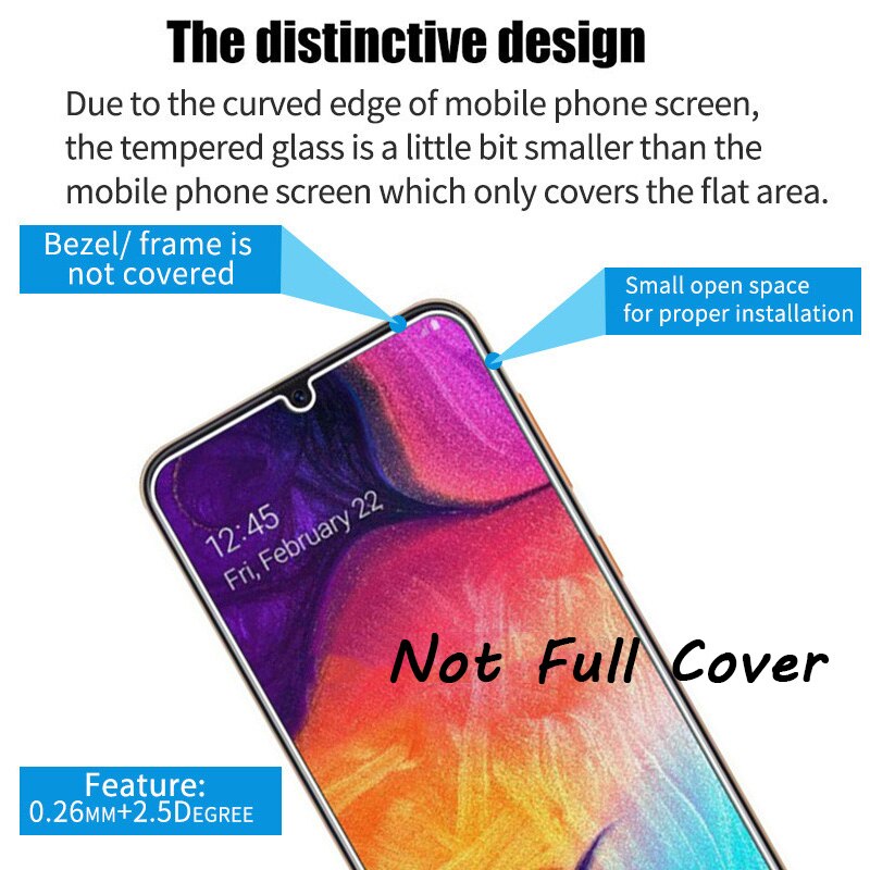 9H Protective Glass for Samsung A50 A 50 Phone Screen Protector for Samsung Galaxy A70 A80 A90 A60 A40 A30 A20 A10 Hard Glass