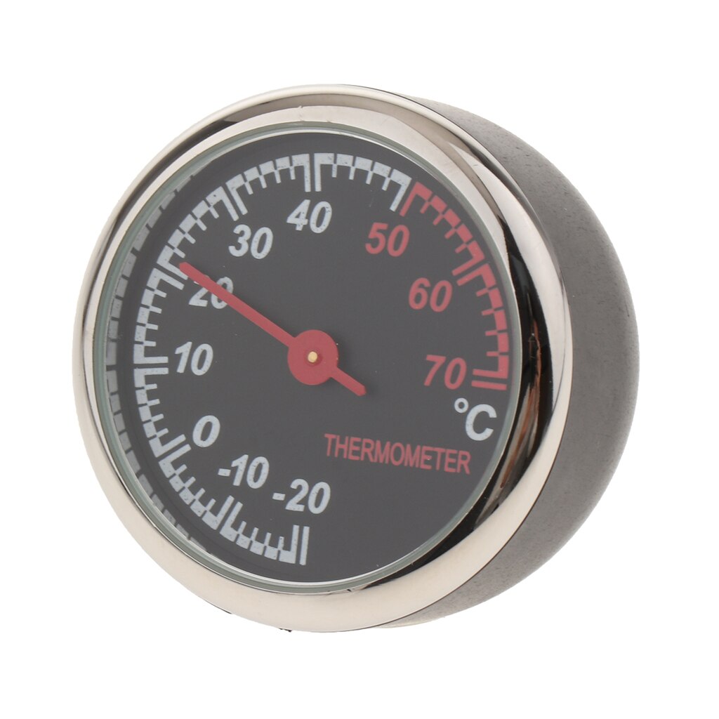 Electronic Clock Inside Outside Temperature Gauge Car Vehicle Thermometer