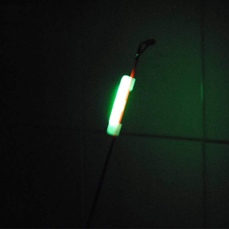 8pcs Luminous Lightstick Holder Night Fishing Rod Tip light holder Clip used on fishing rod for chemical light stick J308