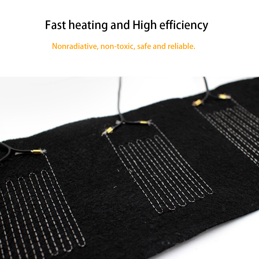 Electric Heating Pad with 3 Temperature Settings USB Heated Pads Clothes Heater Warmer for Vest Jacket