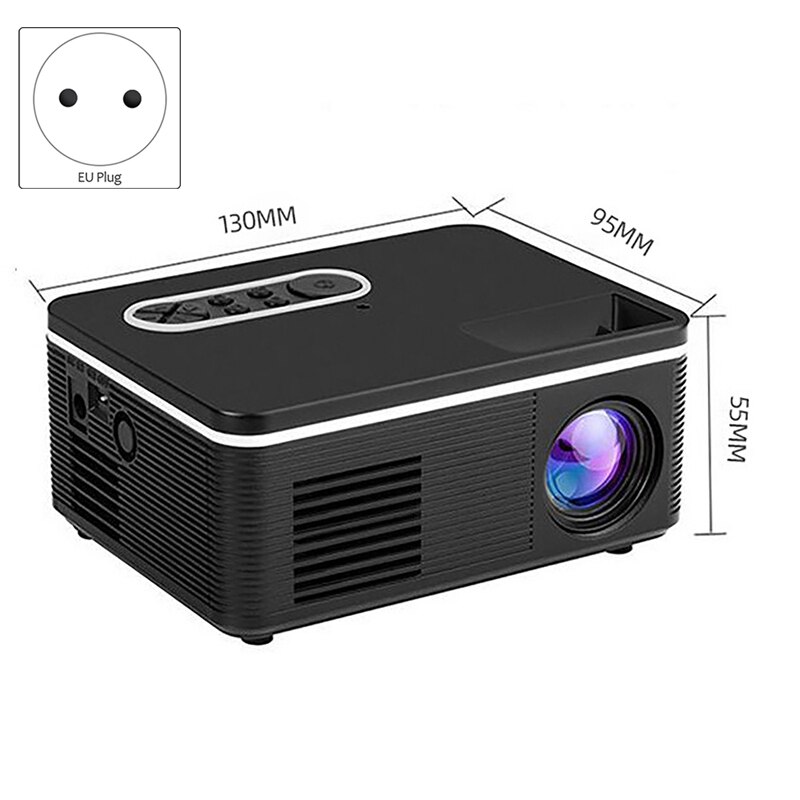 Projector S361 400 Lumens 1080P Household Parent-Child Portable Projector Mini LED TV