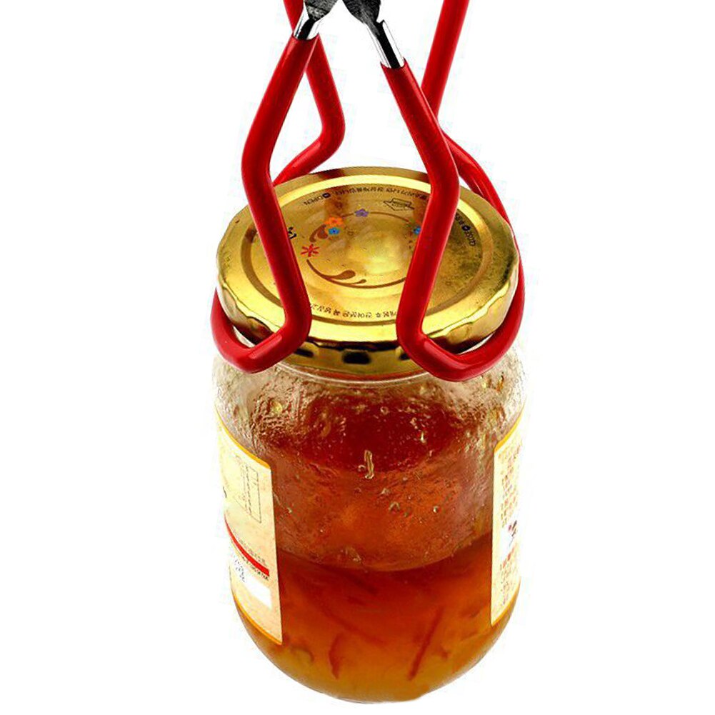 Blikken pot tang roestvrij staal anti-verbranding handvat lifter voedingsfles anti-val clip klem