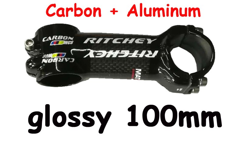 Carbon cykel frempind letvægts aluminium carbon fiber stigerør stang frempind landevej cykel frempind mtb styr frempinde 28.6-31.8mm freeshiping