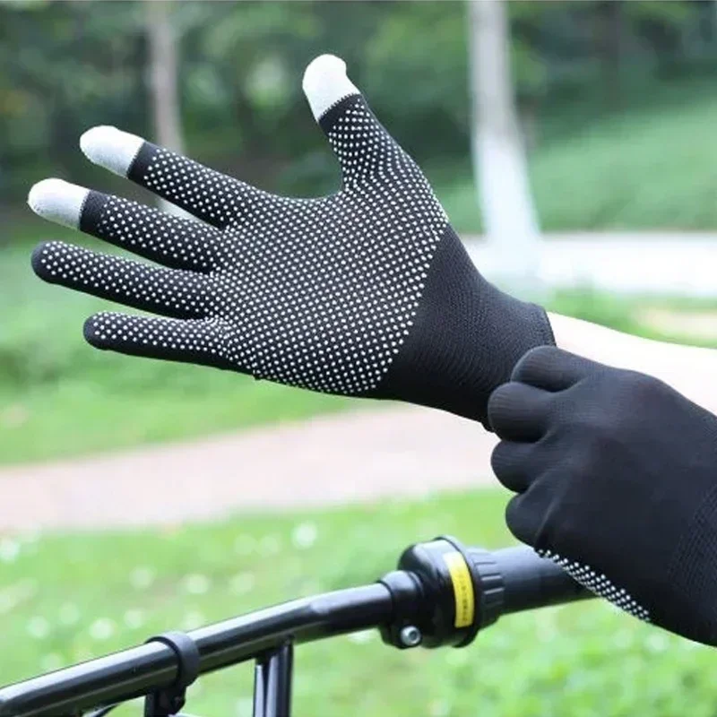 1/20 Paar Anti-Rutsch-Handschuhe für Motorrad-Radsport-Männer Frauen leichte dünne atmungsaktive Touchscreen-Handschuh im Freien
