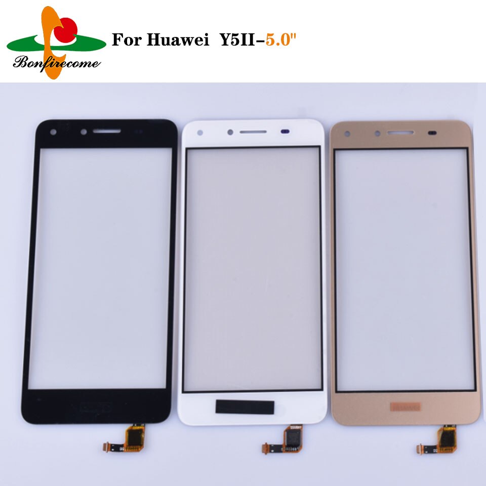 Painel de toque para huawei y5ii y5ii y5 ii CUN-L01 LYO-L21 CUN-U29 sensor toque digitador da tela lcd vidro frontal