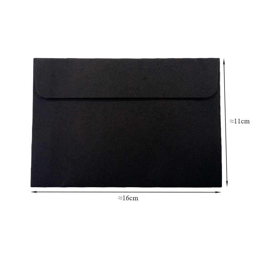 Sobres de papel Kraft clásico vintage, sobres de papel Kraft rojo y negro, papelería de creación libre, 10 Uds.
