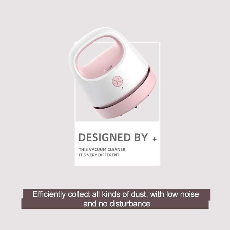 Desktop Vacuum Cleaner Handheld Rechargeable Small Dust Crumbs Suction Cleaning Mini Vacuum Cleaner Household Cleaning Tools