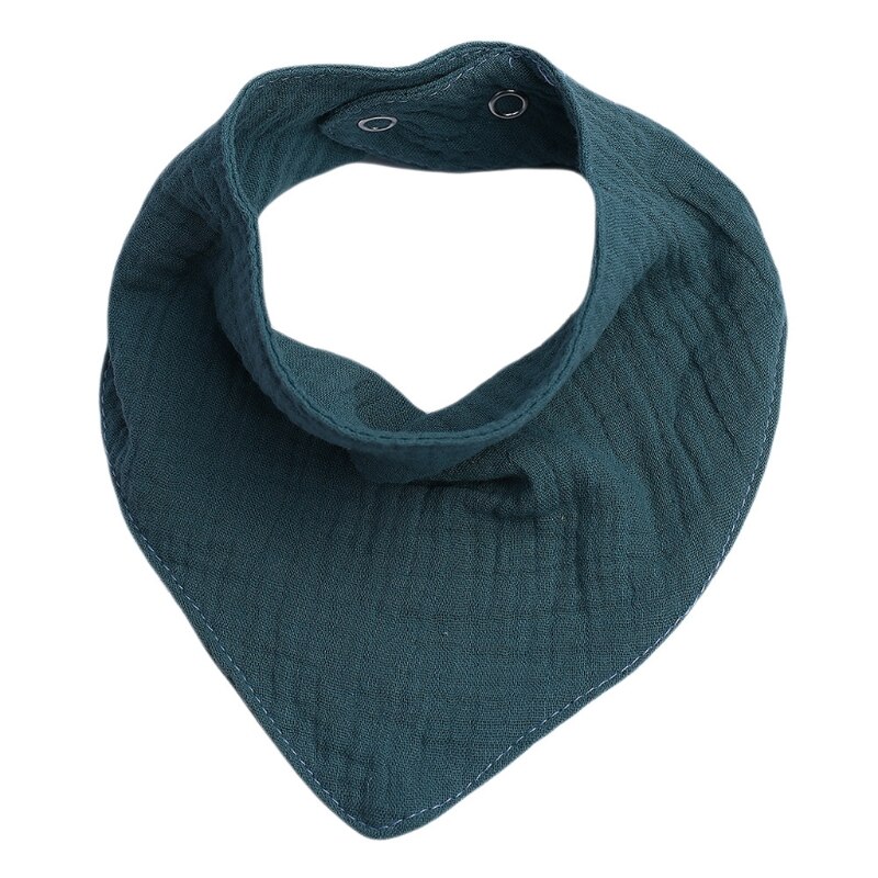 Bavaglini in cotone per neonati ragazzi ragazze sciarpa a triangolo tinta unita alimentazione Saliva asciugamano Bandana Burp Cloth regali per la doccia appena nati: 11