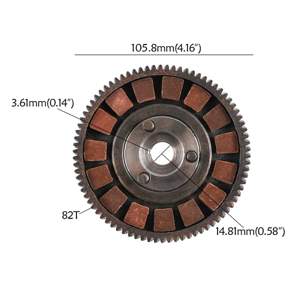 80cc 2 Takt Fiets Motorsized Motor Bike Motor-Heavy Duty Clutch Pad