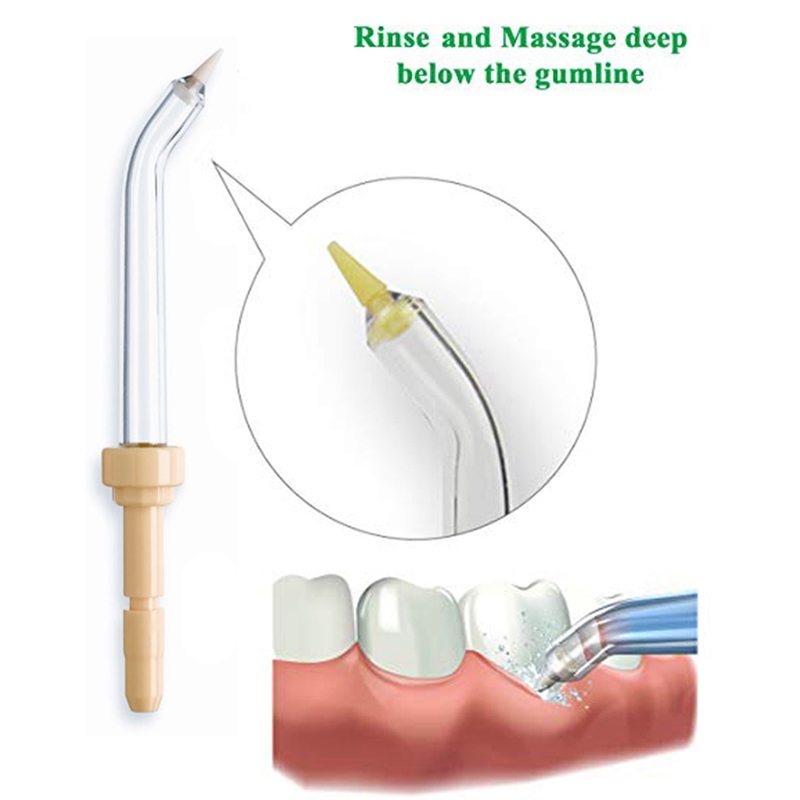 AD-9Pcs/Set Water Flosser Nozzles Jet Wash Tooth Cleaner Irrigator Oral Hygiene Accessories for Waterpik Floss