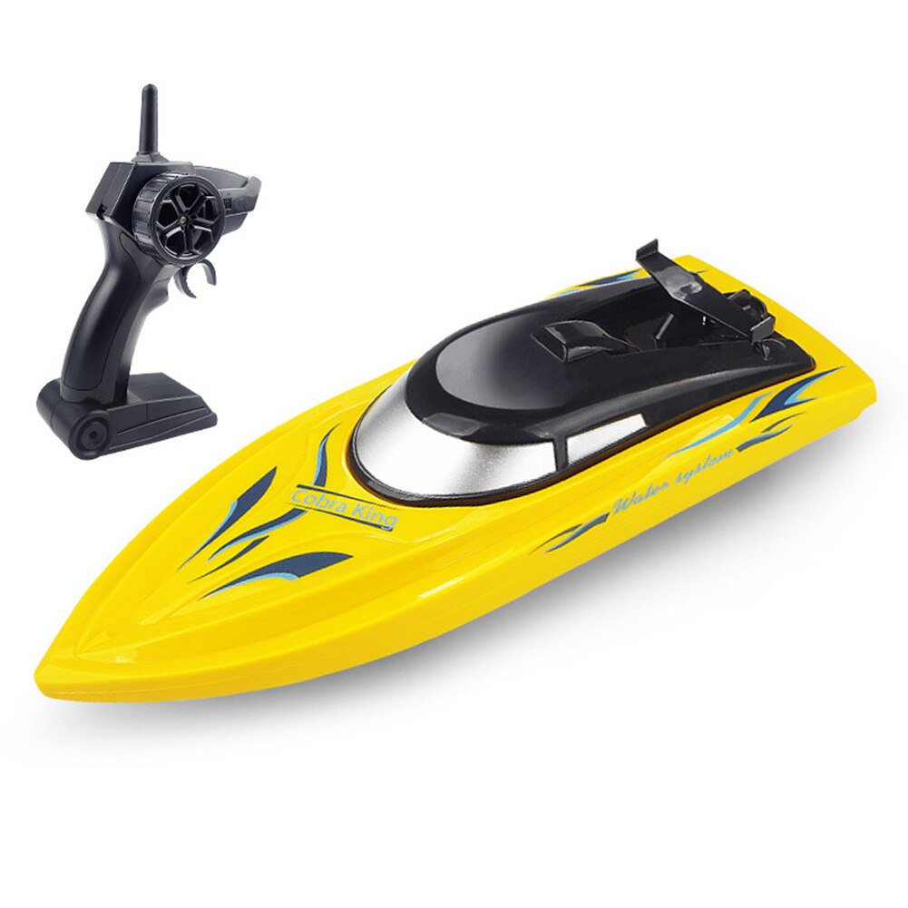 Bateau télécommandé, avion télécommandé, jouet d'été, 2.4G, adapté aux jouets pour enfants du lac,: YELLOW