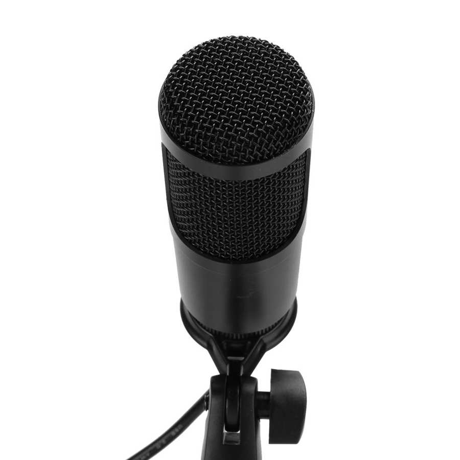 Game Microphone Desktop Base Retractable Stand USB Microphone Computer Condenser Drive-Free Game Mic Condenser Microphone