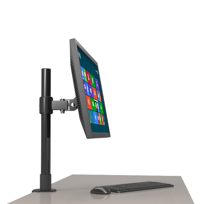 Hyvarwey LC250/40 Desktop Mount Free Lifting Full Rotation 10-22" LCD LED Monitor Holder Table Clamping Monitor Mount Support