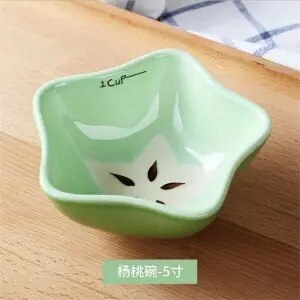 Fruit Keramische Kom Mode Eettafel Woonkamer Decoratie Creativiteit 5 Inch Leuke Watermeloen Servies Oranje: 5