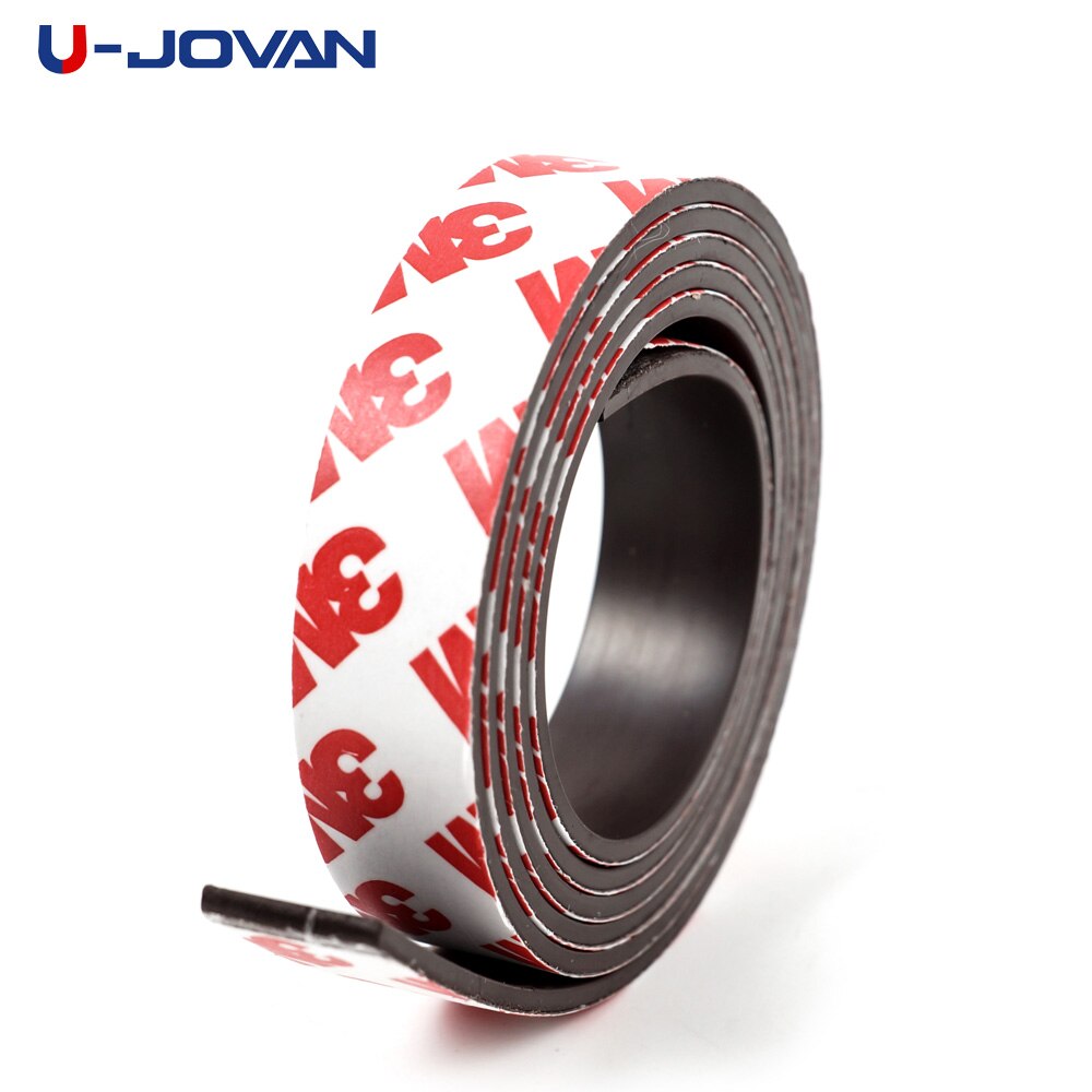 1 Meter 15*2 Mm Zelfklevende Flexibele Magnetische Strip Rubber Magneet Tape Breedte 15 Mm Dikte 2 Mm