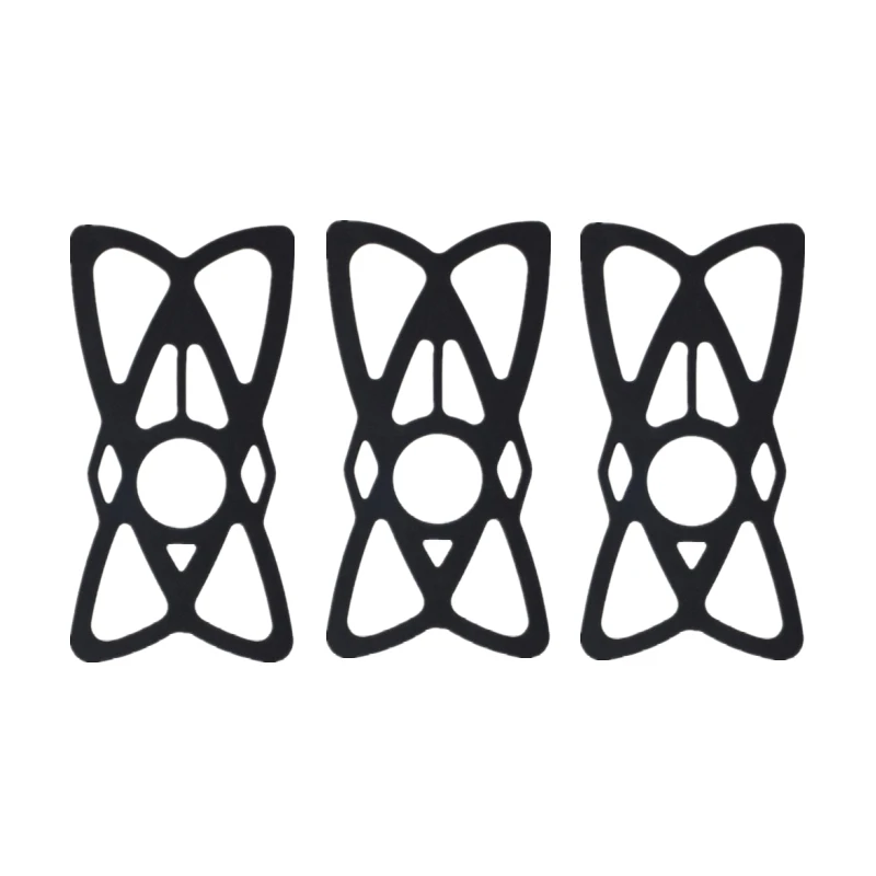 Motorcycle Bike Elastic Silicone Phone Holder X Web Grip Phone Mount Band Elastic Rubber Cycling Navigation Phone Fixed Strap: green