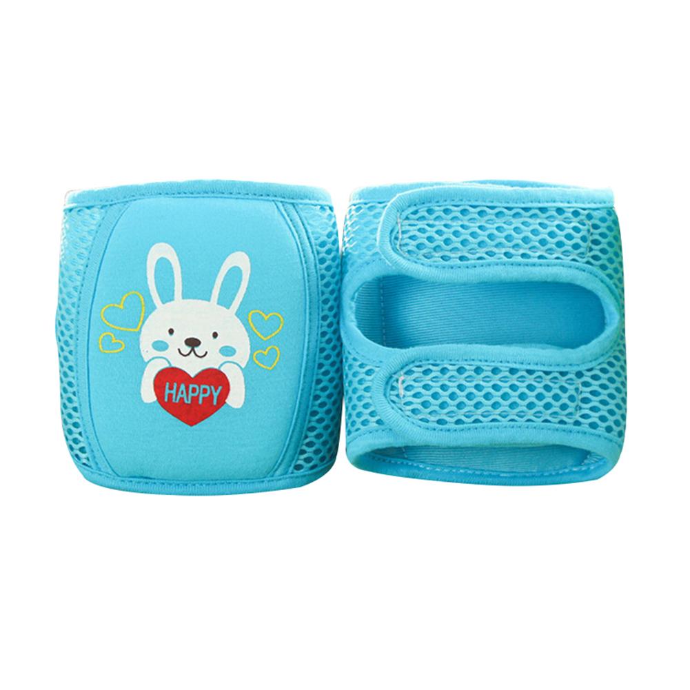 Baby Kneepad Kinderen Pads Pop Baby Protector Kruipen Pad Leren Lopen Pads Voor Kinderen Jongens Meisje: Blue