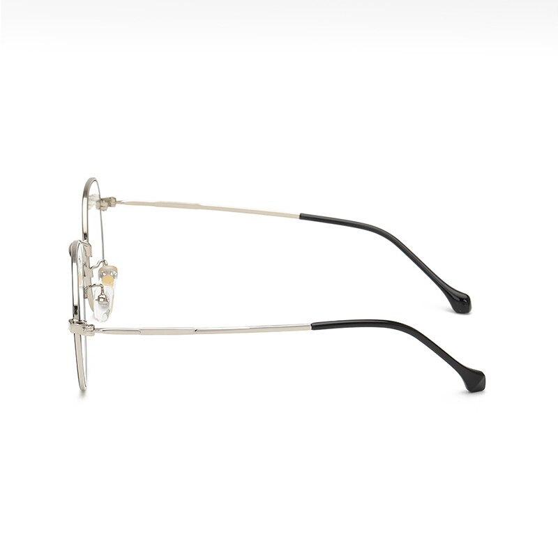 Blue Light Blocking Glasses Classic Round Metal Clear Lens Glasses Frame Unisex Circle Eyeglasses Photochromic Sunglasses UV400