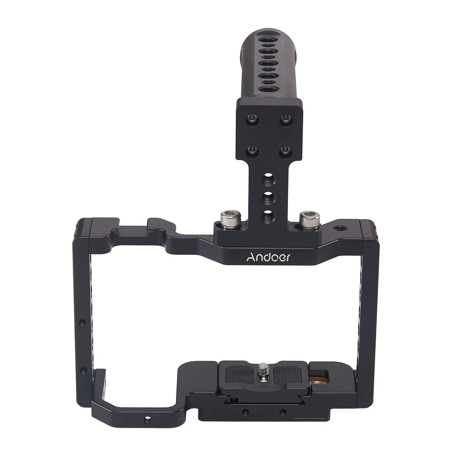 Andoer Camera Cage Aluminum Alloy Cage To Mount Tripod Quick Release Stabilizer For Sony A6500/A6400/A6300/A6000/NEX7 Cameras