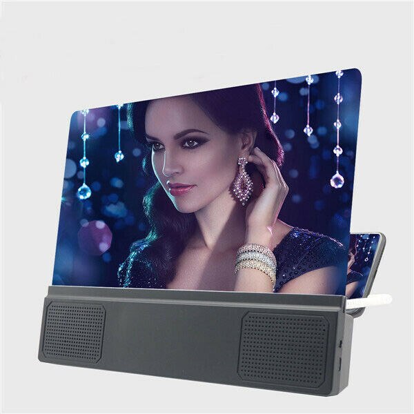 Vergrootglas Smartphone Video 3D Screen Stand Speaker Versterker 12 ''HD Telefoon