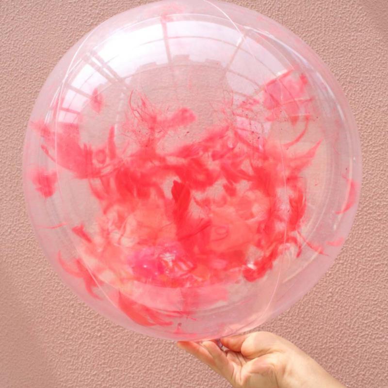 1pcs Transparent Flash Ball Inflatable Sequins for Summer Beach Pool Party Ball Game