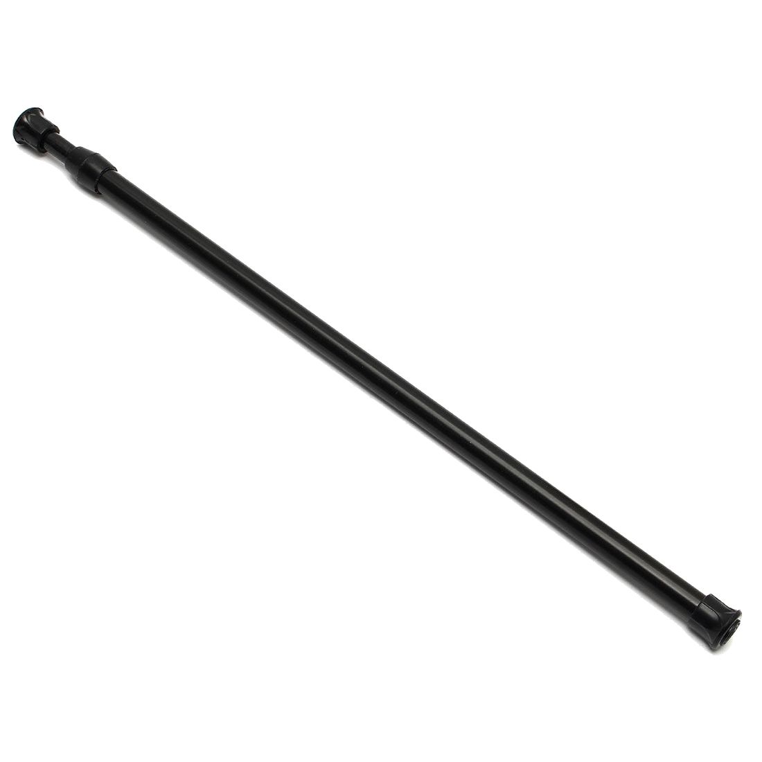 ! Extendable Telescopic Spring Loaded Net Voile Tension Curtain Rail Pole Rods,70~120cm,Black: Default Title