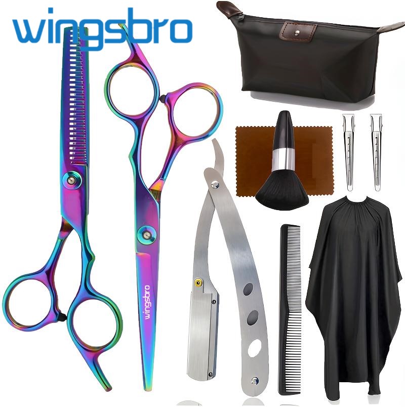 6.5 Inch Kappersschaarset, Professionele Haarknipschaar Dunner Wordende Schaar, Hulpmiddelen Voor Het Knippen Van Haar Styling