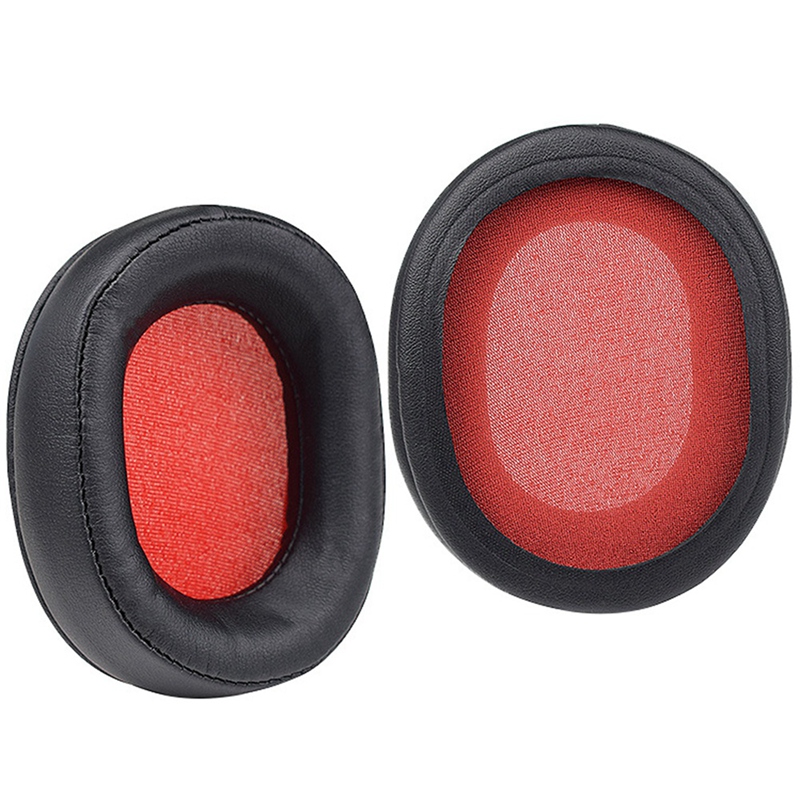 2 pieces for audio-technica ath -ws990 headphone case, pu leather ear pads: Default Title